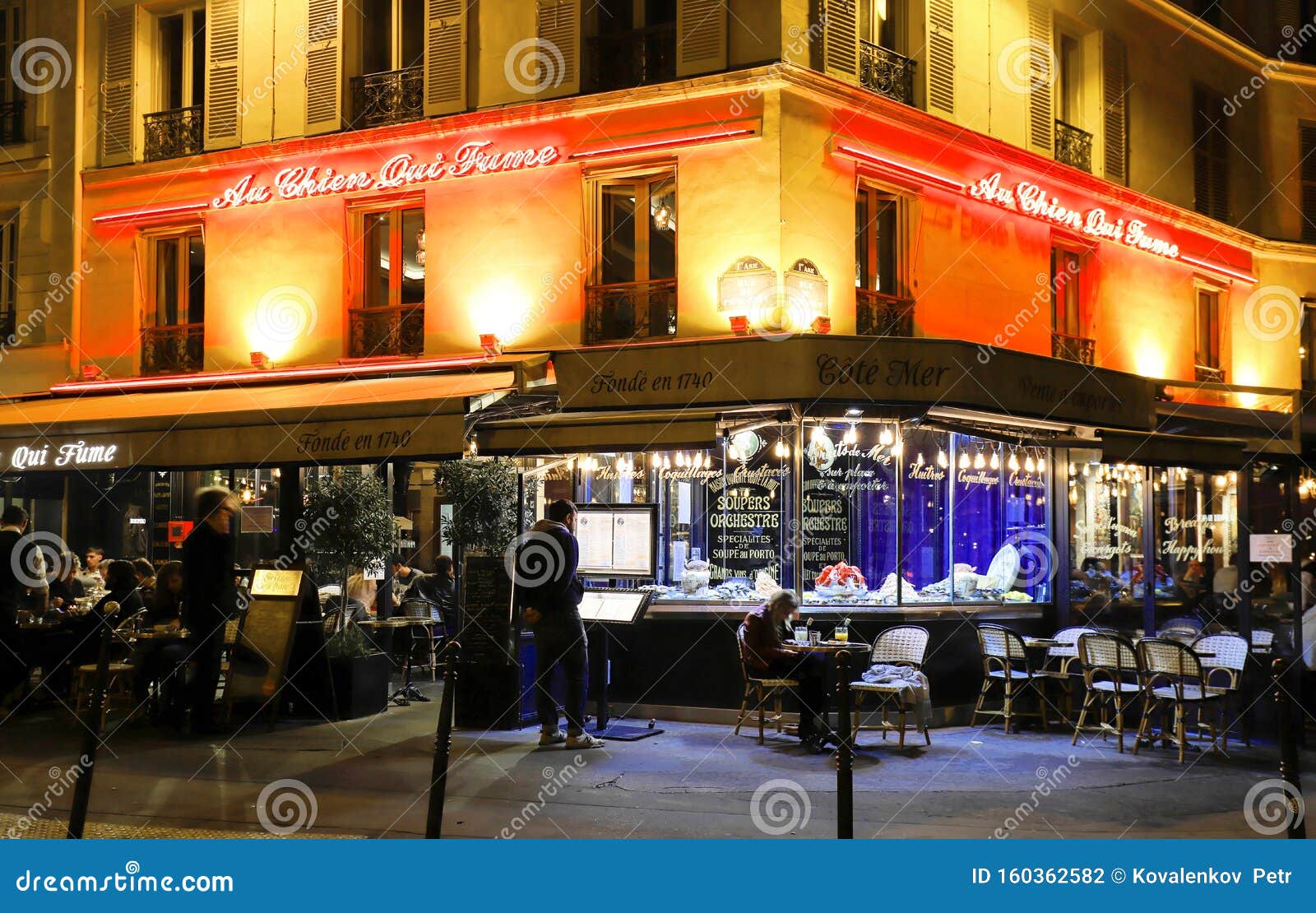 The Cafe Au Chien Qui Fume Has 275 Years of Story, it Located in Les ...