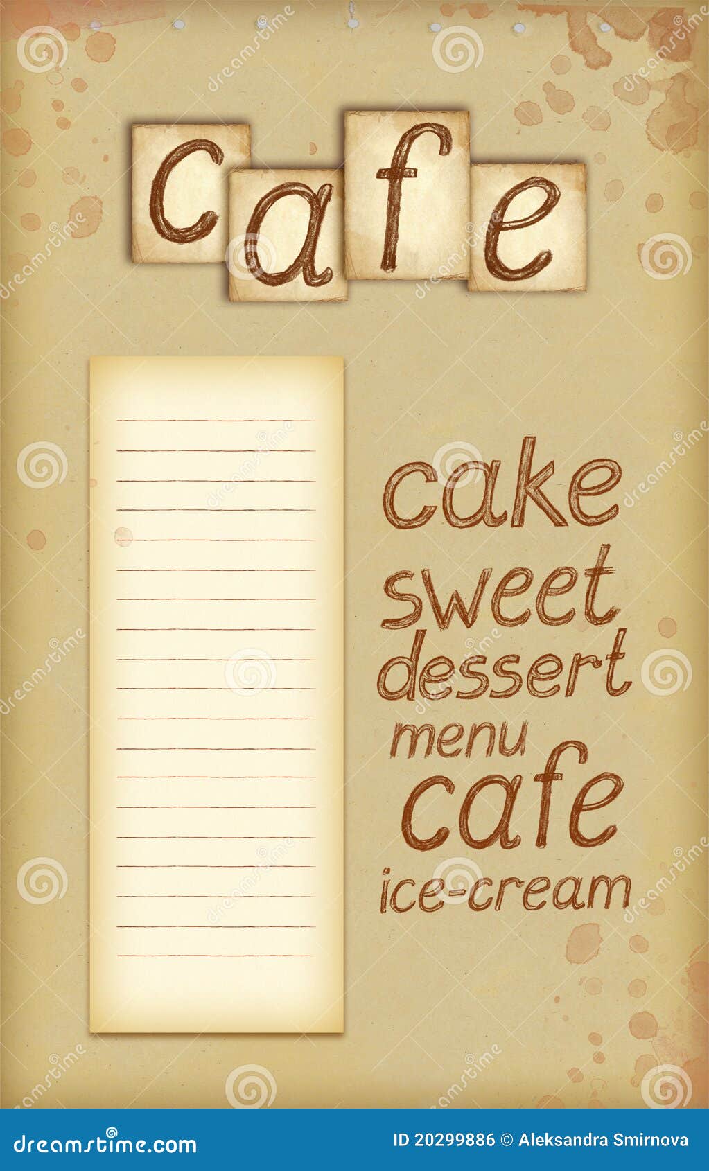 Cafe background stock illustration. Illustration of antique - 20299886