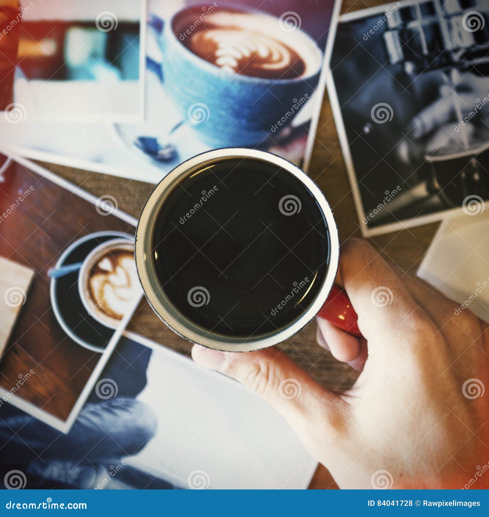 cafe coffee break americano espresso photography concept
