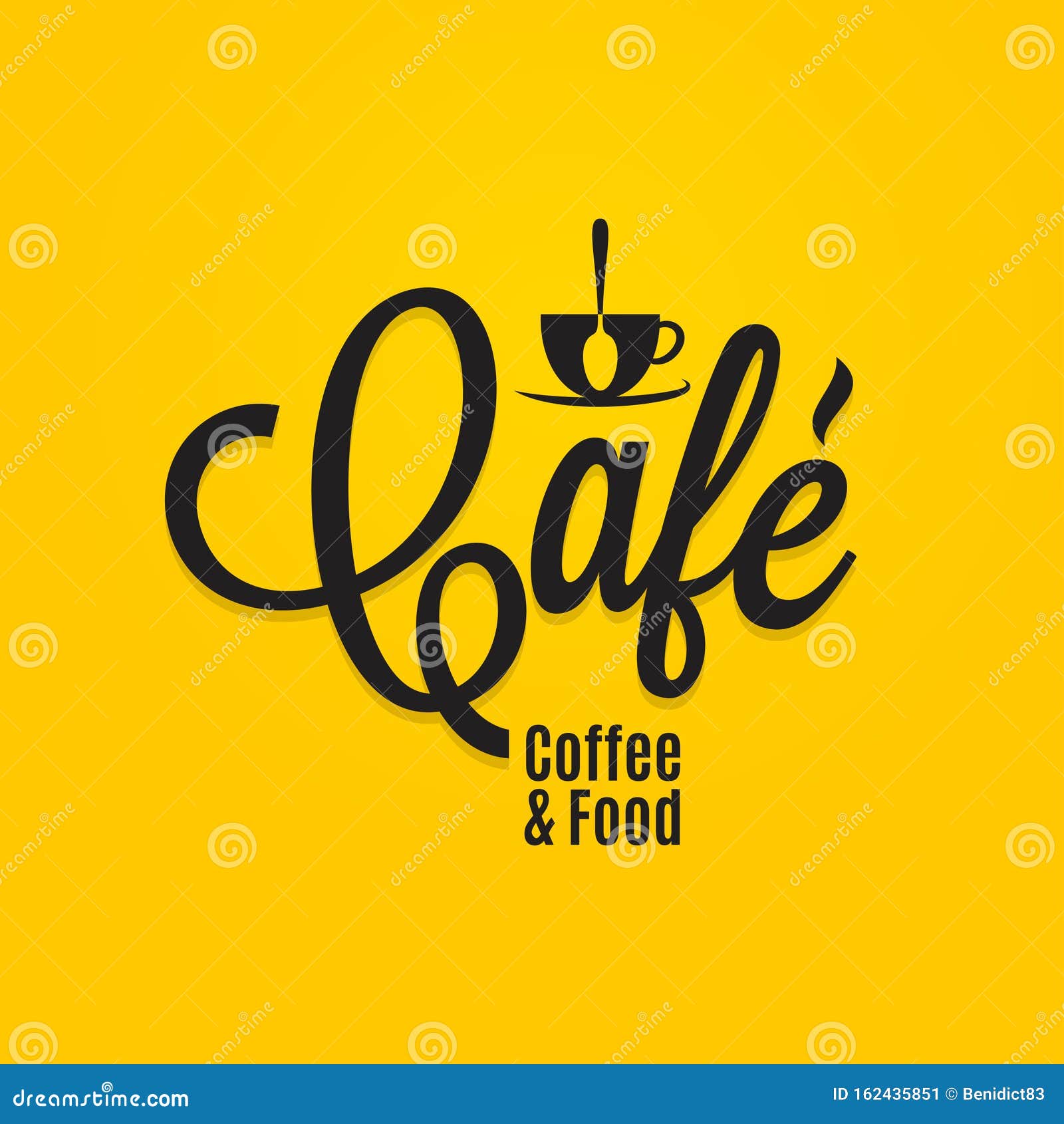 cafe coffee and food menu. coffee cup logo