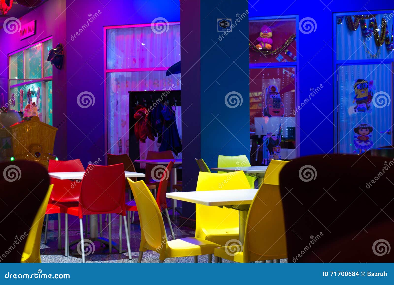 Cafe editorial stock image. Image of color, twilight 71700684