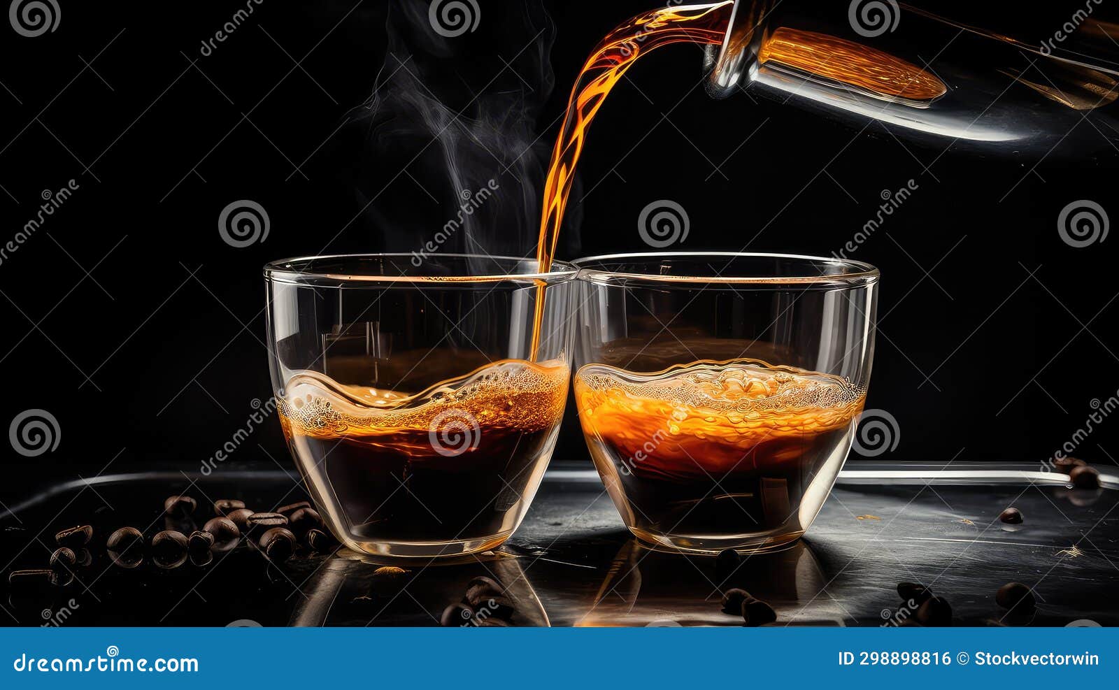 cafe dark coffee drink americano