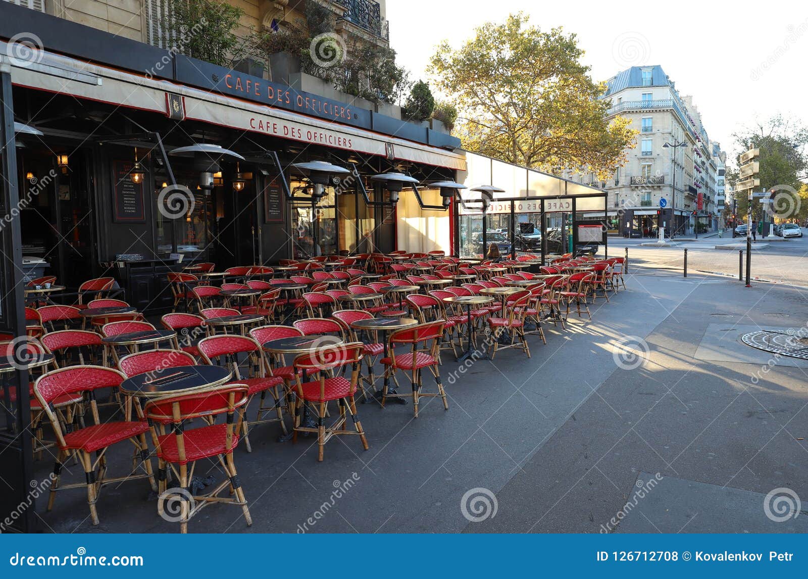 Cafe Des Officiers Is Traditonal French Cafe Located Near ...