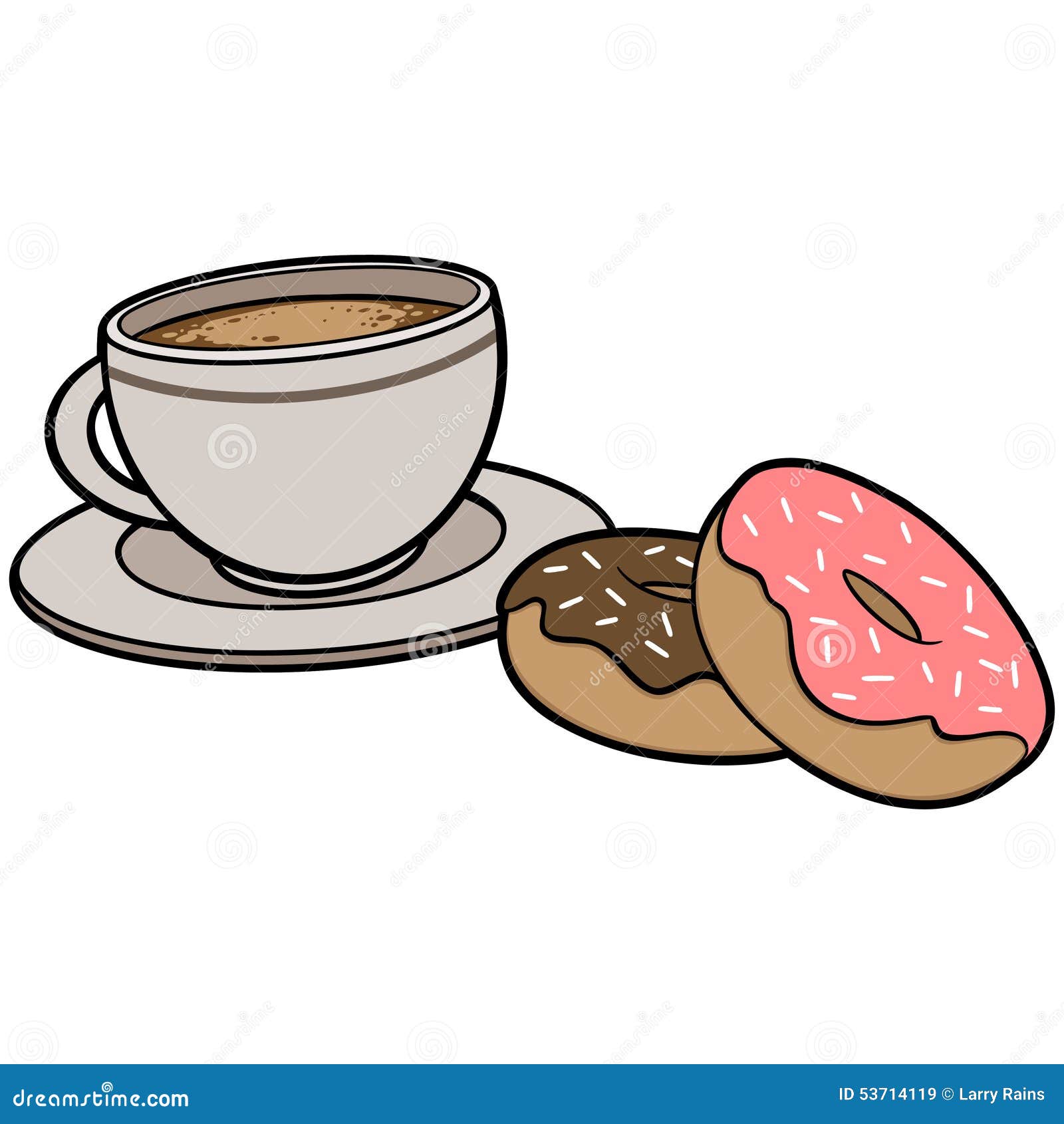 coffee and donuts clipart - photo #11