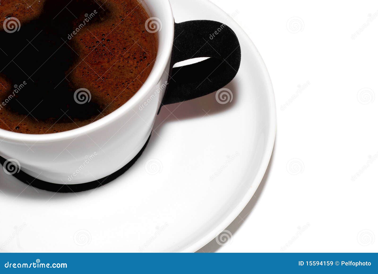 Cafe noir. stock image. Image of cafe, addictive, chinaware 15594159