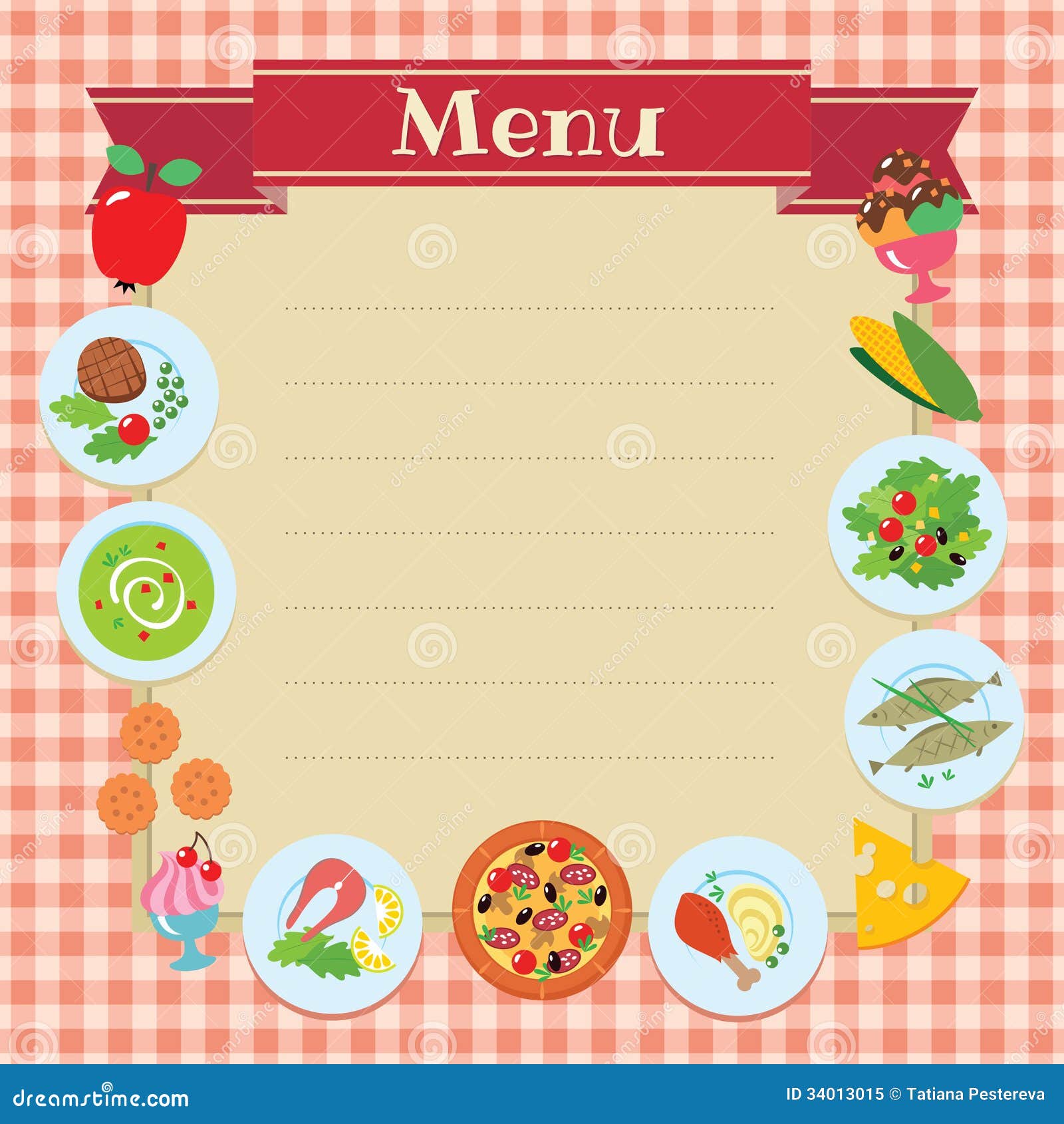 Cafe or Restaurant Menu Template Stock Vector - Illustration of In Blank Restaurant Menu Template Cafe or Restaurant Menu Template Stock Vector - Illustration of In Blank Restaurant Menu Template