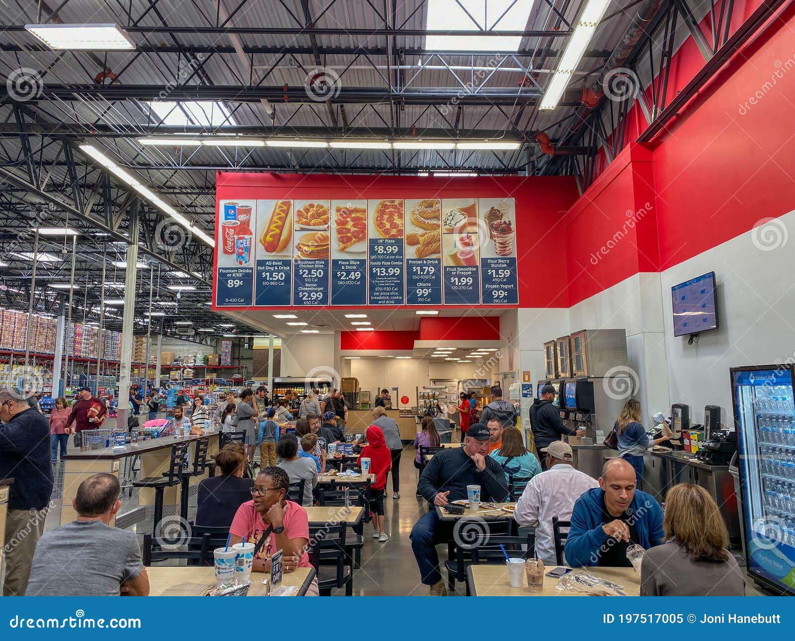 The Cafe or Restaurant in a Sams Club in Orlando, Florida Editorial Image -  Image of long, american: 197517005