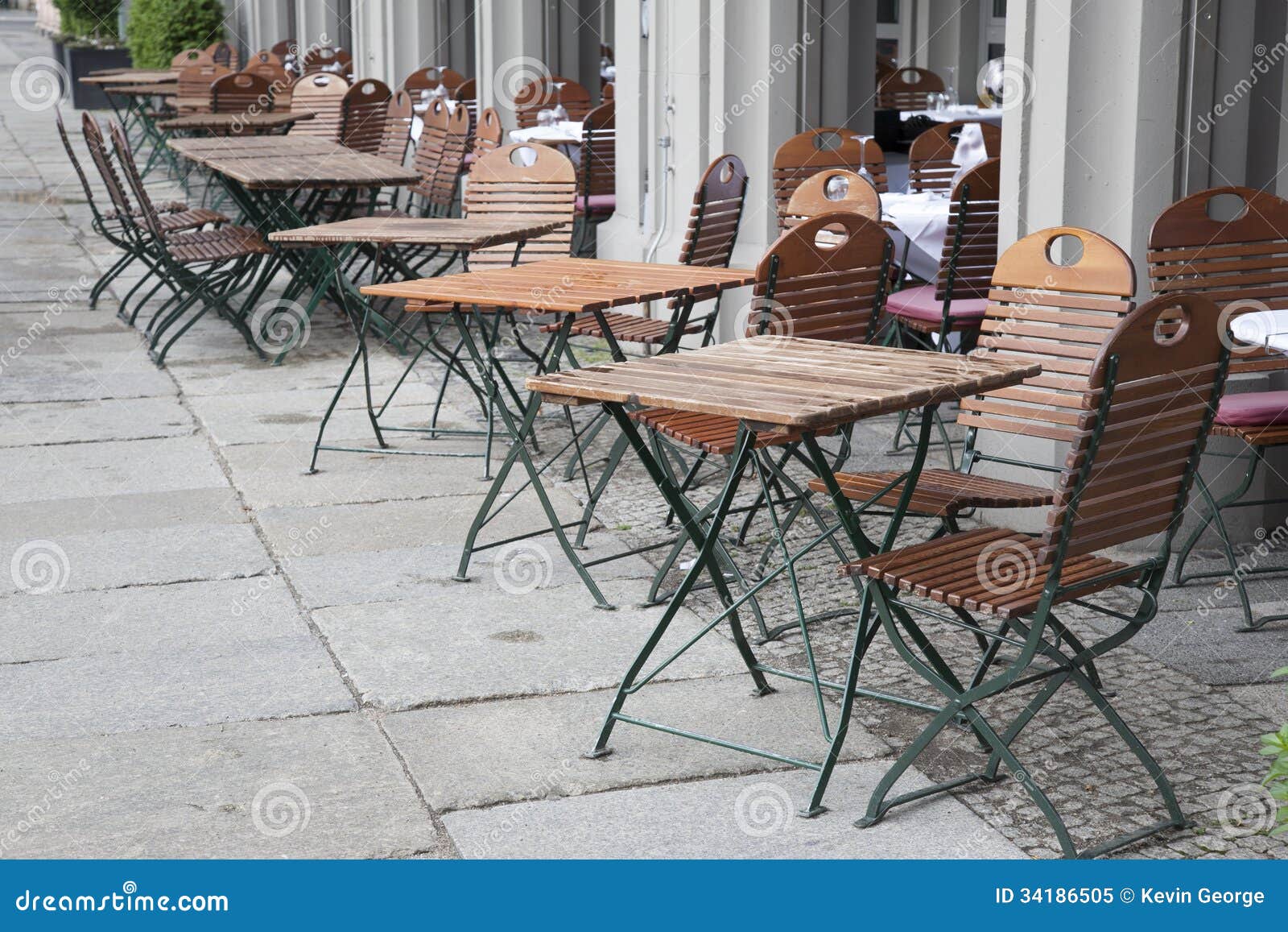 Cafe Terrace Table and Chairs, Berlin Stock Image Image of berlin