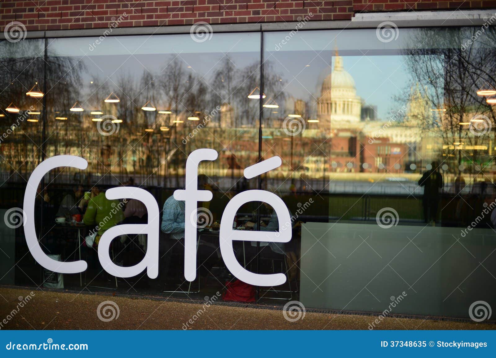 Cafeteria Exterior, London, UK Editorial Image Image of glass, open