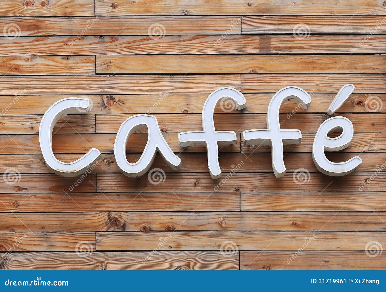 caffe sign