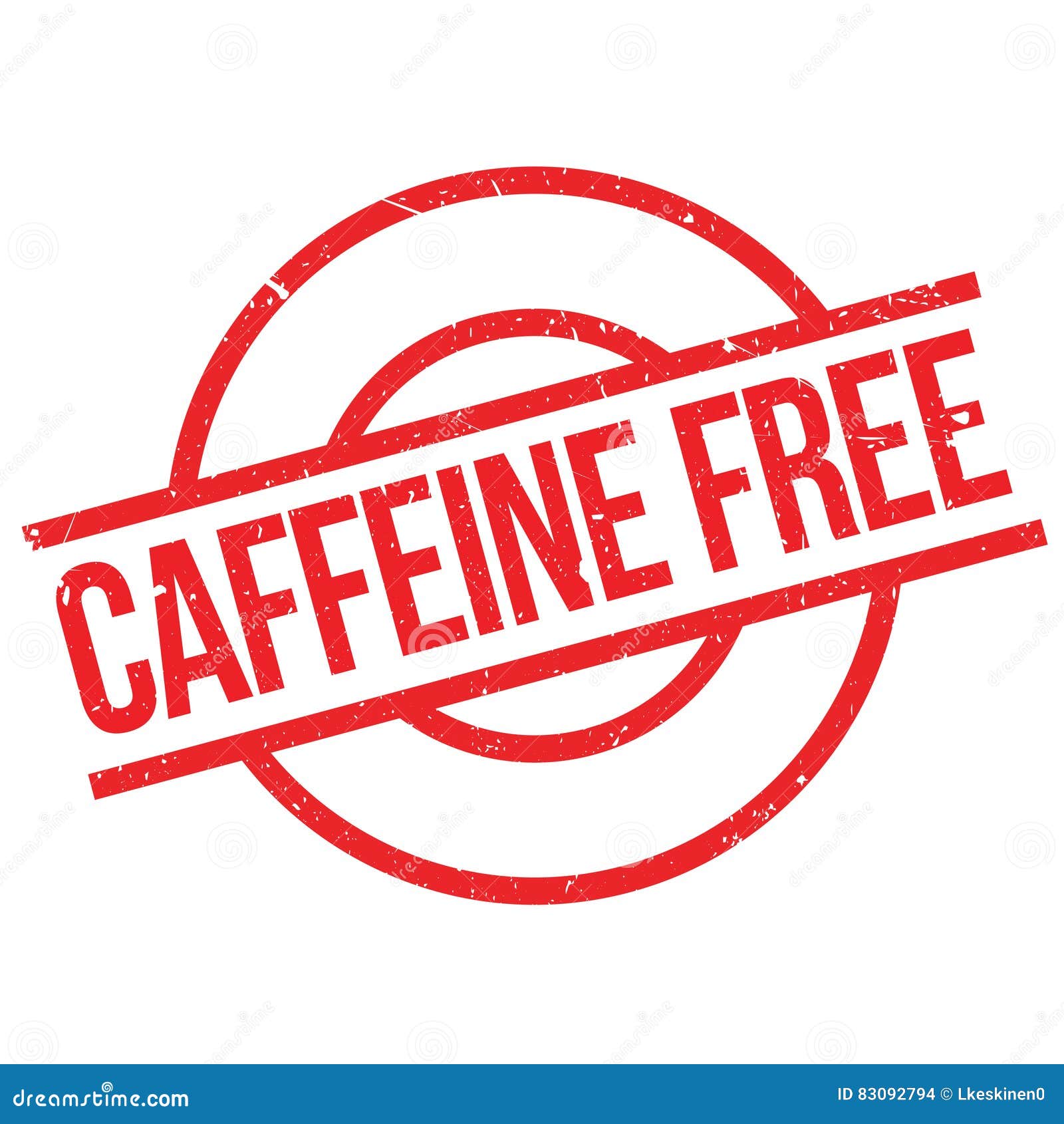 caffeine free stamp