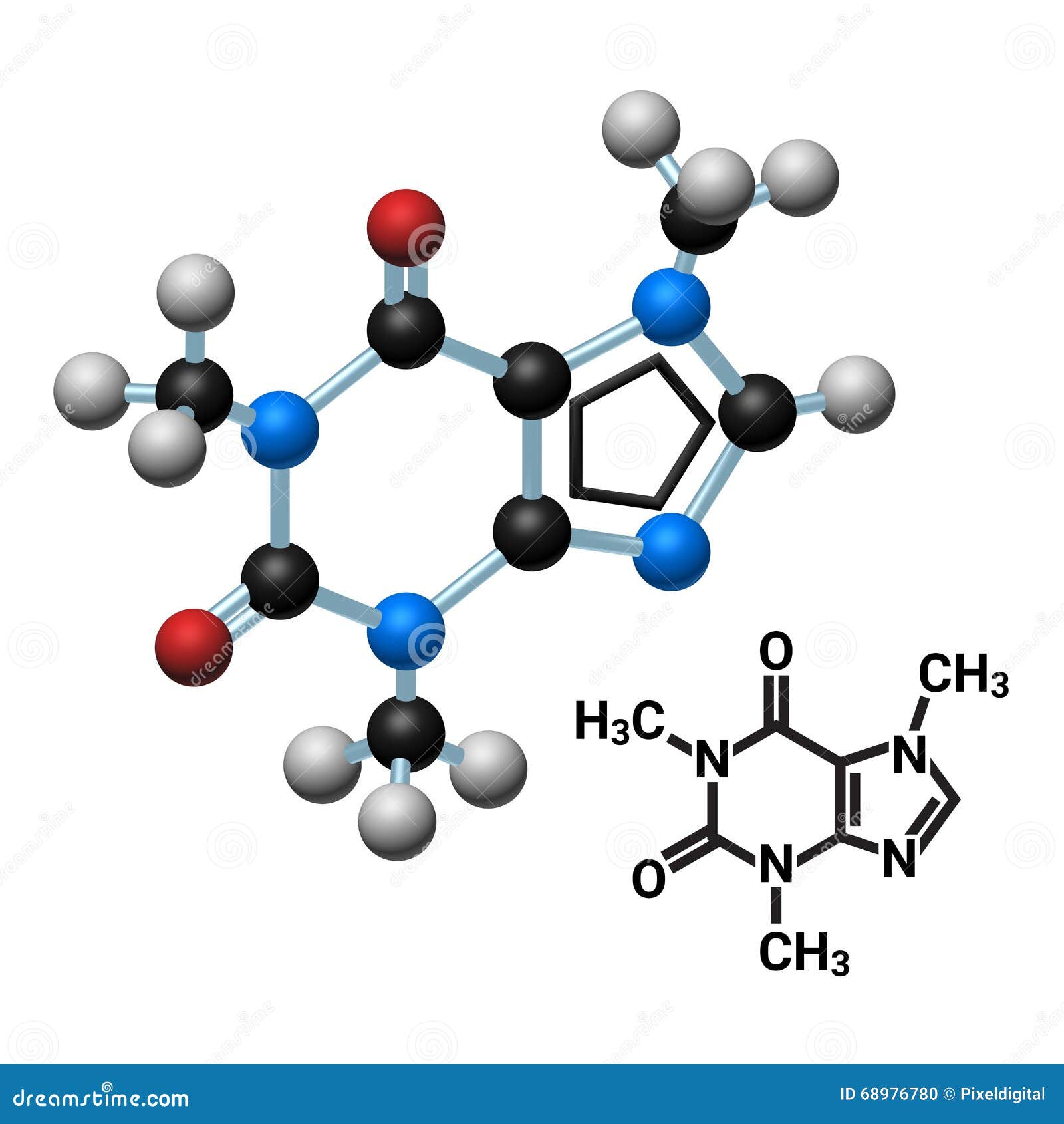 theine molecule theine molecule