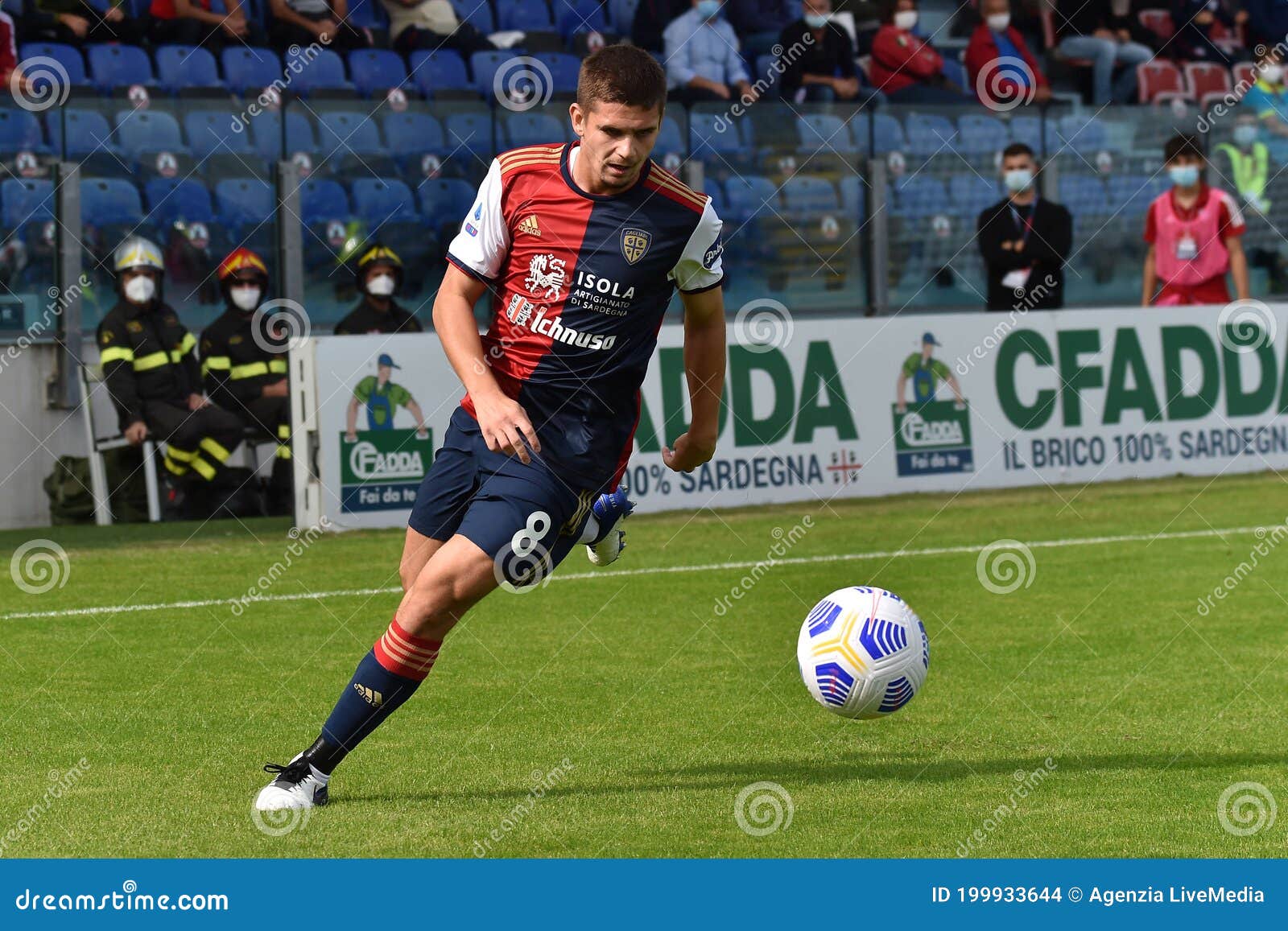 Genoa CFC Vs Cagliari Calcio Editorial Photo - Image of marin