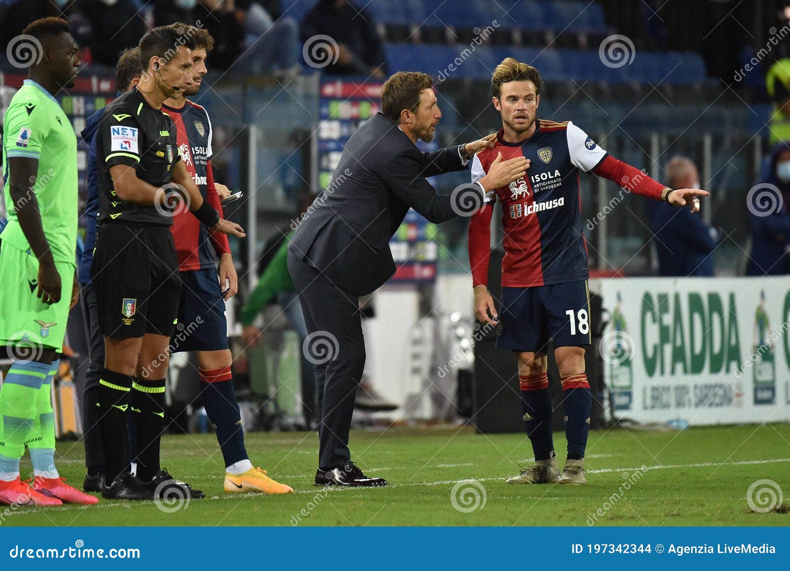 Fotos de Nahitan nandez of cagliari calcio, Imagens de Nahitan nandez of  cagliari calcio sem royalties