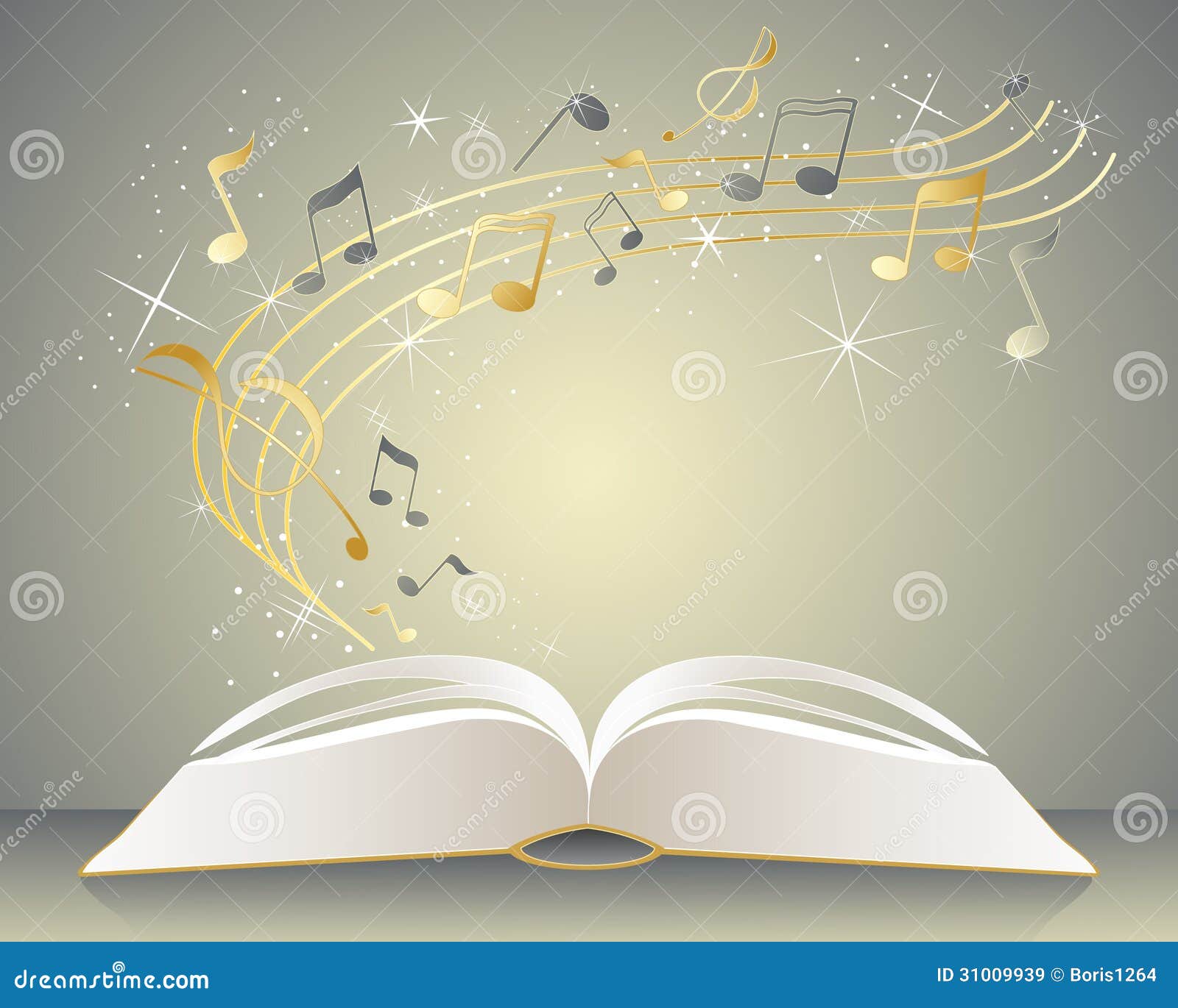 Illustration Page De Garde Musique Cahier de musique illustration de vecteur. Illustration du temps - 31009939