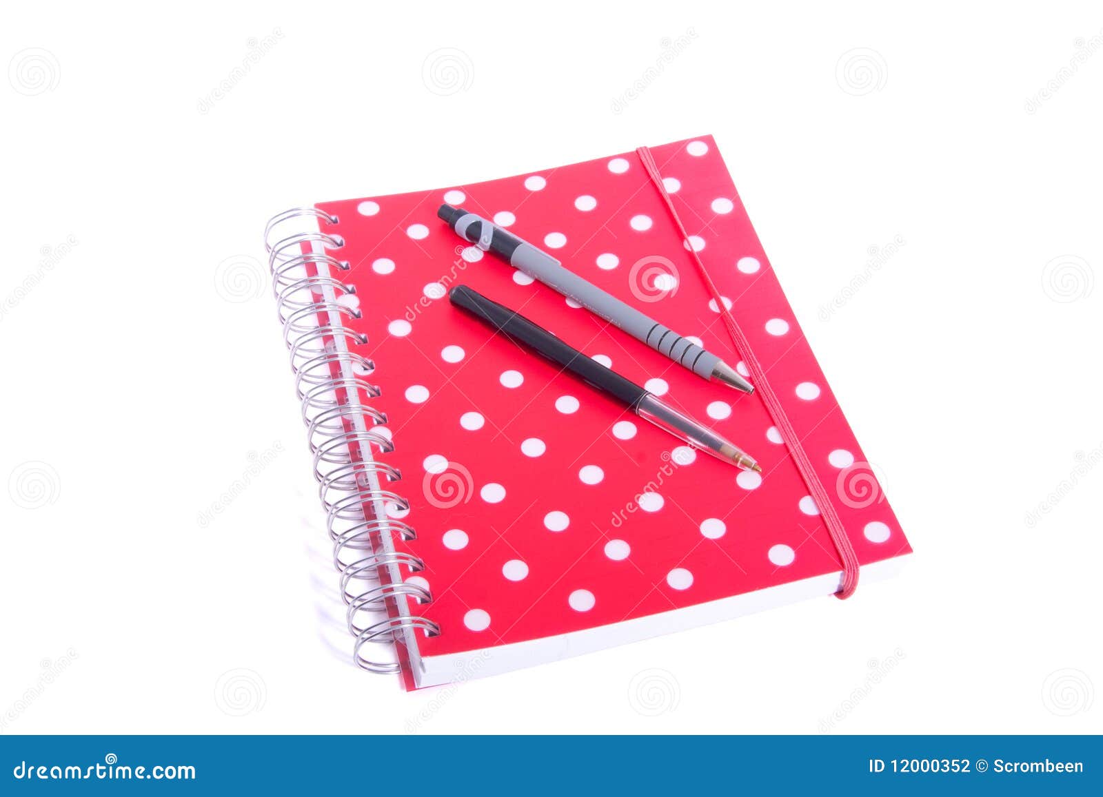 Cahier pointillé photo stock. Image du école, cahier - 12000352