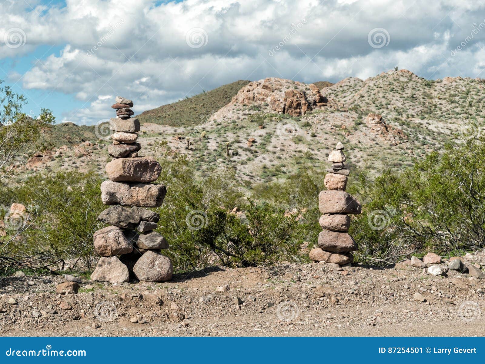 Cairns Mark A Mountain Of The Tibetan Plateau In Brahmaputra Valley Of