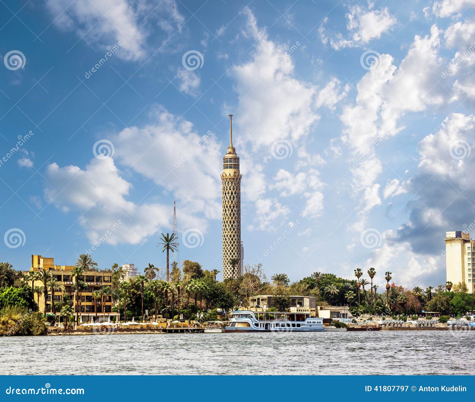 Nile River Views in Cairo Egypt