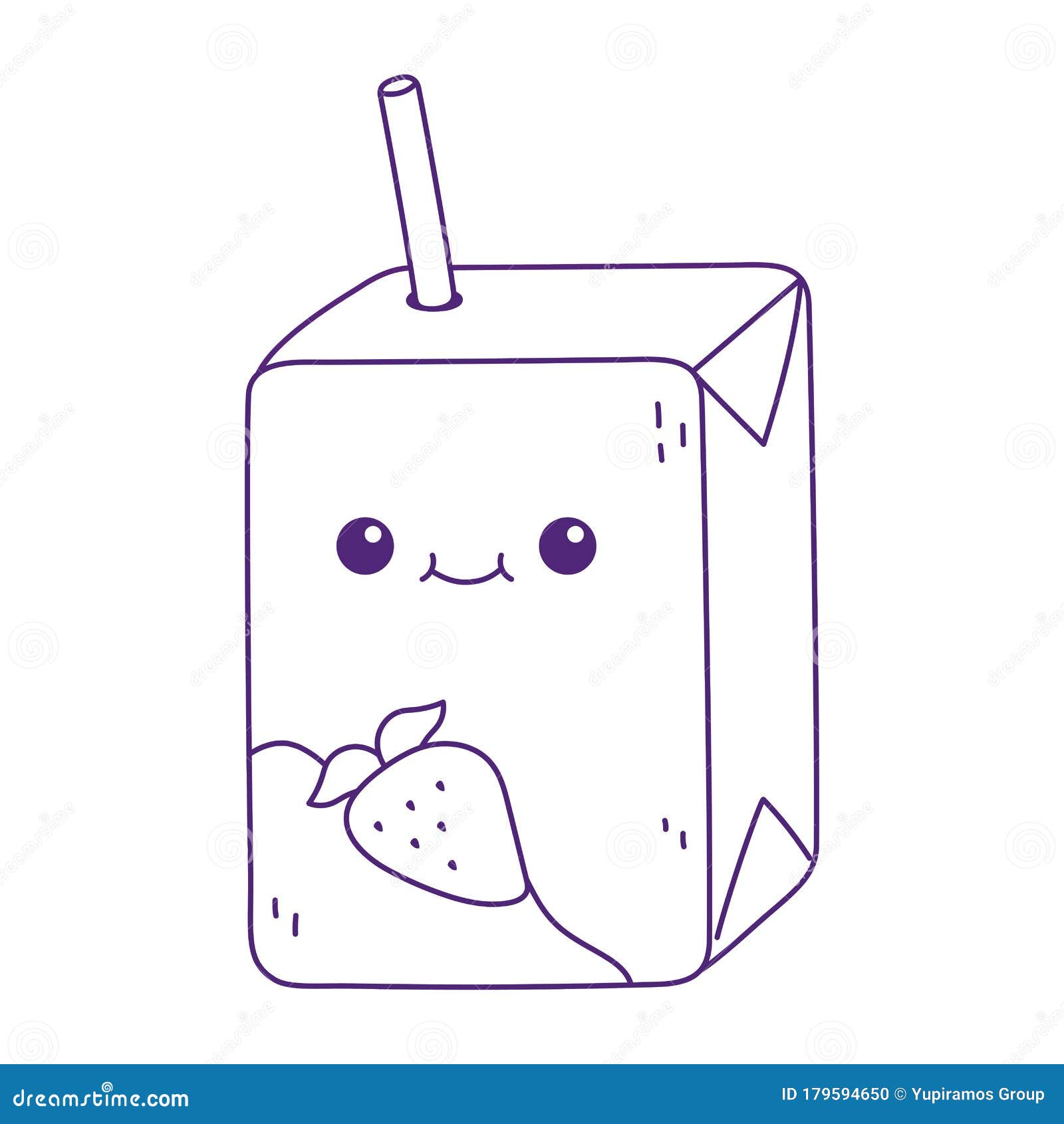 Caixa De Suco Kawaii Com Desenho Animado Fofo Palha ícone Isolado Em Fundo  Branco Ilustração do Vetor - Ilustração de bebida, bebê: 179594650