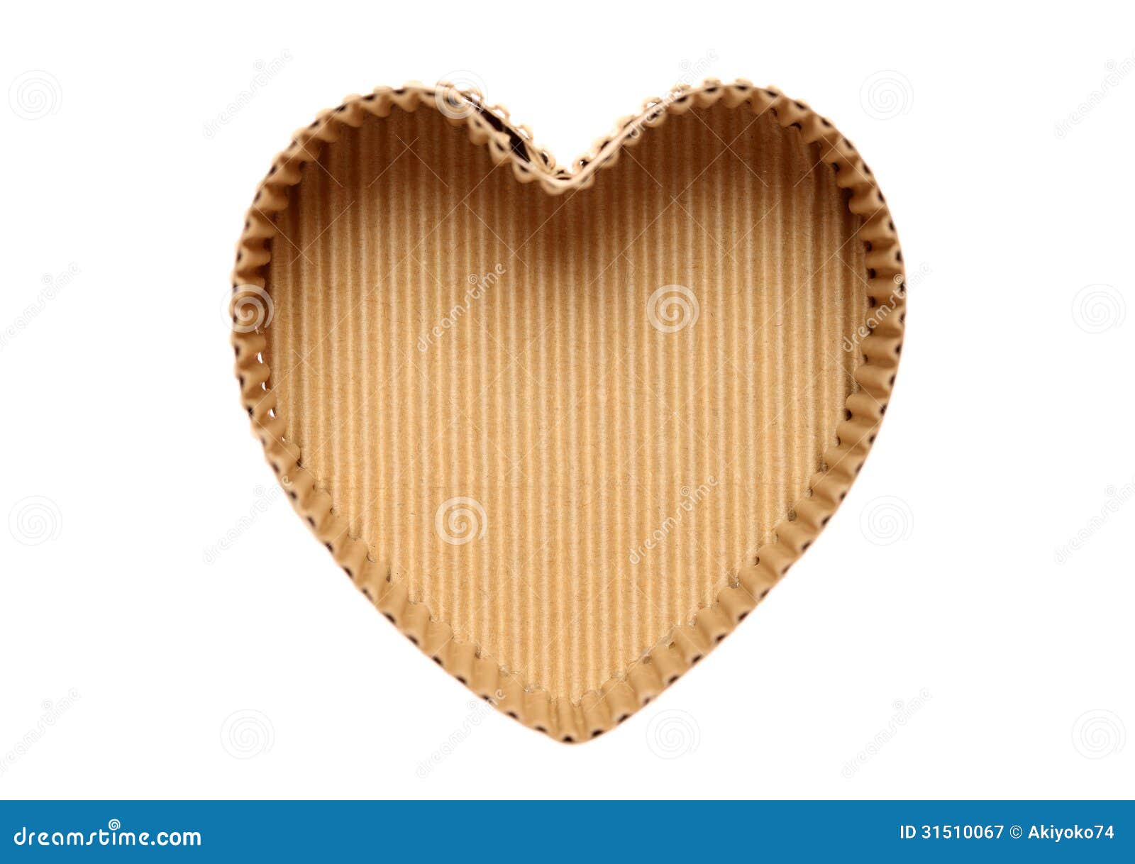 De Cartón En Forma De Corazón Imagen de - Imagen de aislado, forma: 31510067