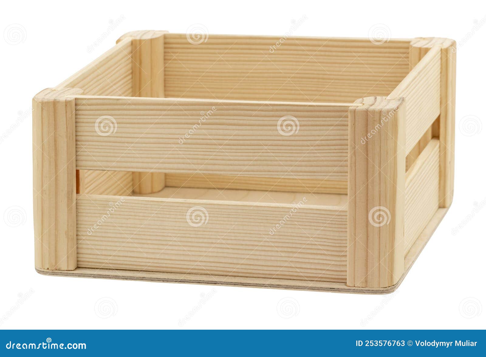 Caja de almacenamiento de madera blanca