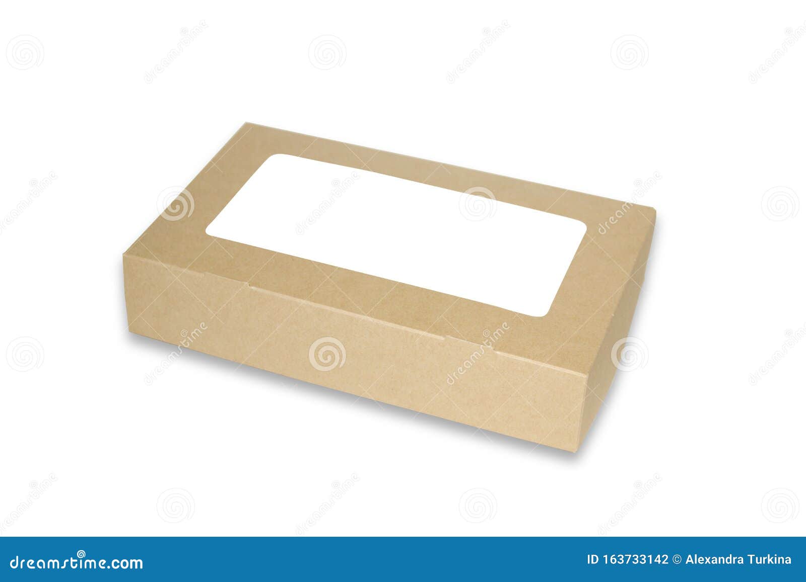 Caja cuadrada en carton KRAFT