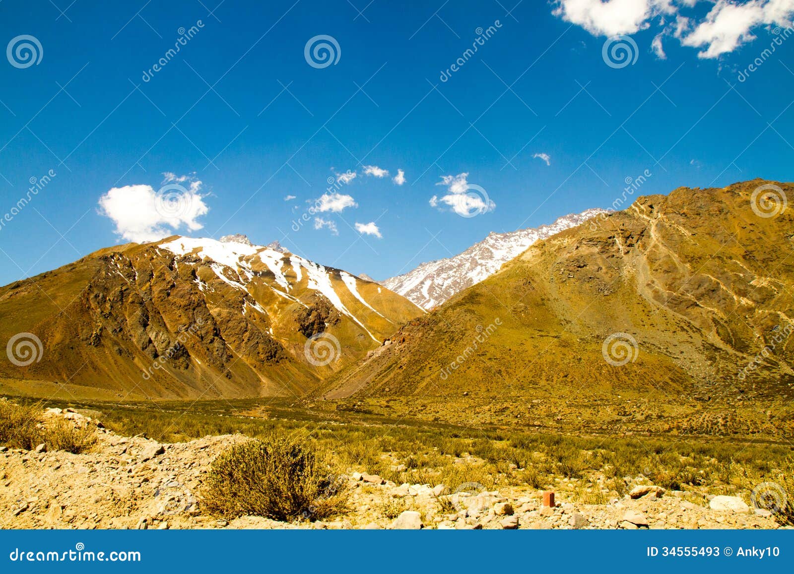 Cajon del Maipo imagen de archivo. Imagen de chile, andes 34555493