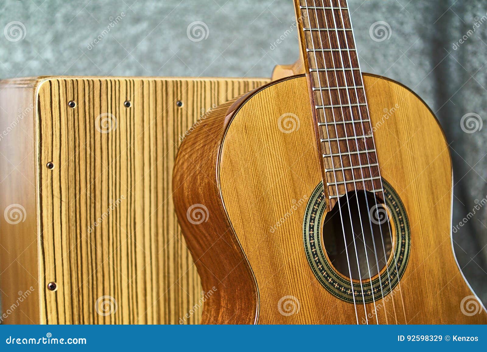A Cajon and a Guitar, the Perfect Duo Stock Image Image of cajasup2