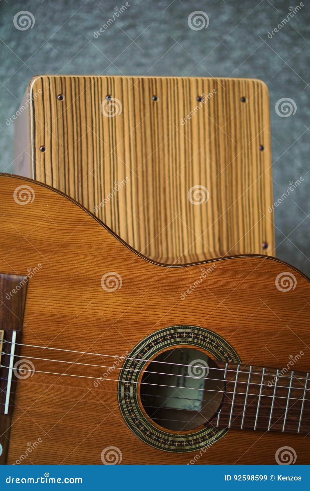 A Cajon and a Guitar, the Perfect Duo Stock Image Image of peruvian, tapeo 92598599