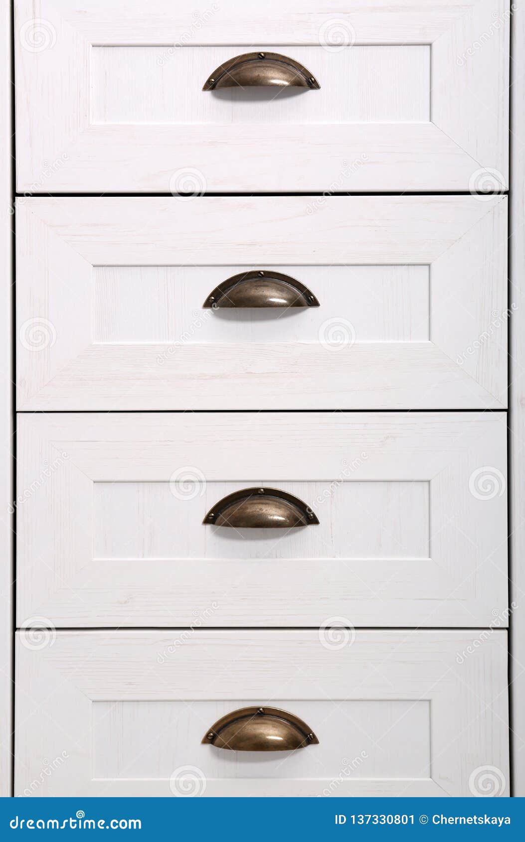 Cajones Blancos Del Guardarropa Como Fondo Imagen de archivo Imagen