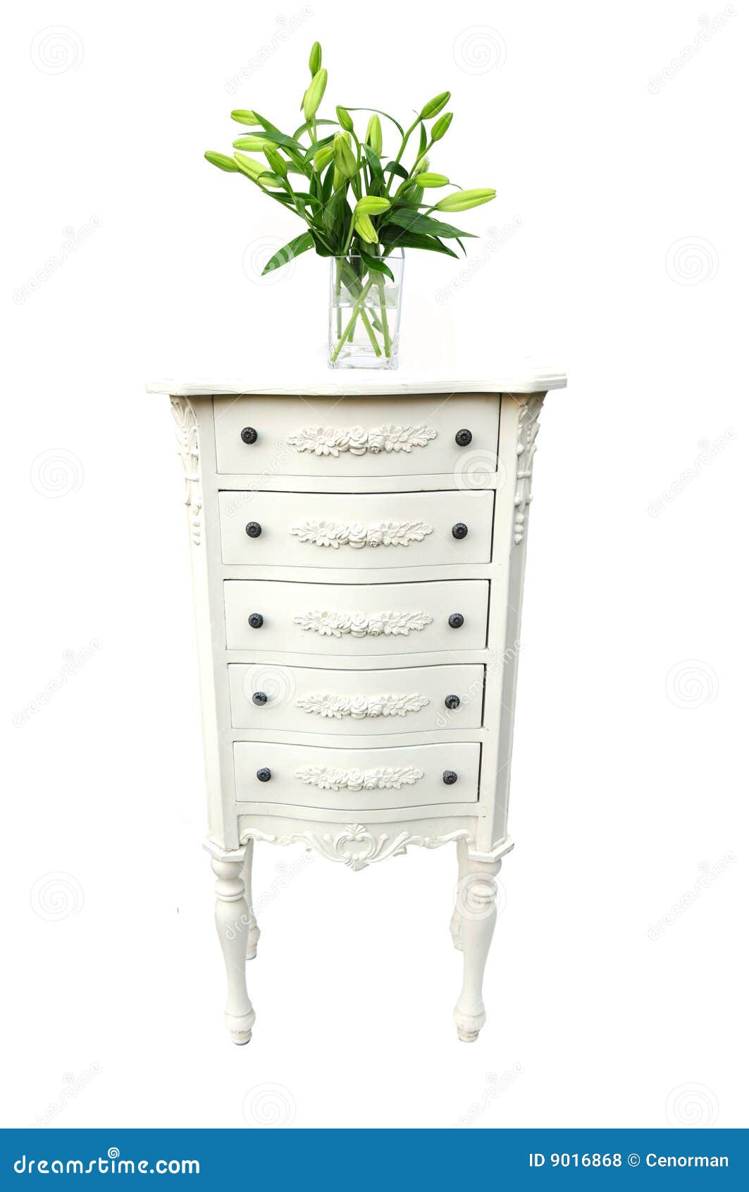 Cajones y flores foto de archivo. Imagen de francés, blanco 9016868