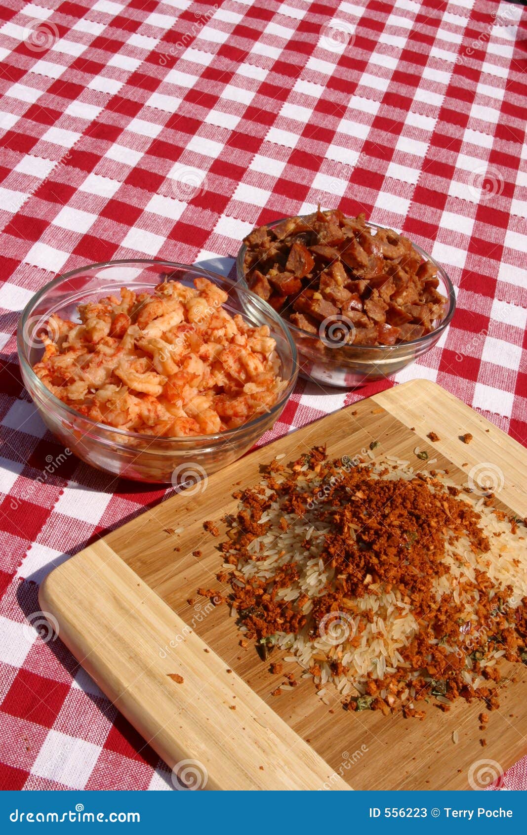 Cajun Jambalaya Ingredients Stock Image Image of seasoning, cajun 556223