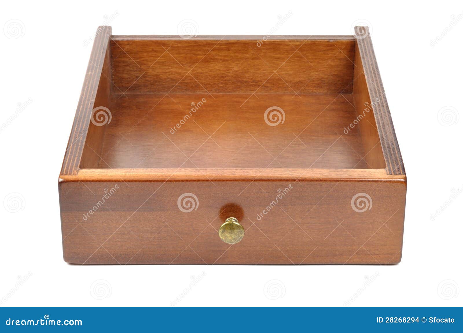 Cajón de madera foto de archivo. Imagen de mantiene, blanco 28268294