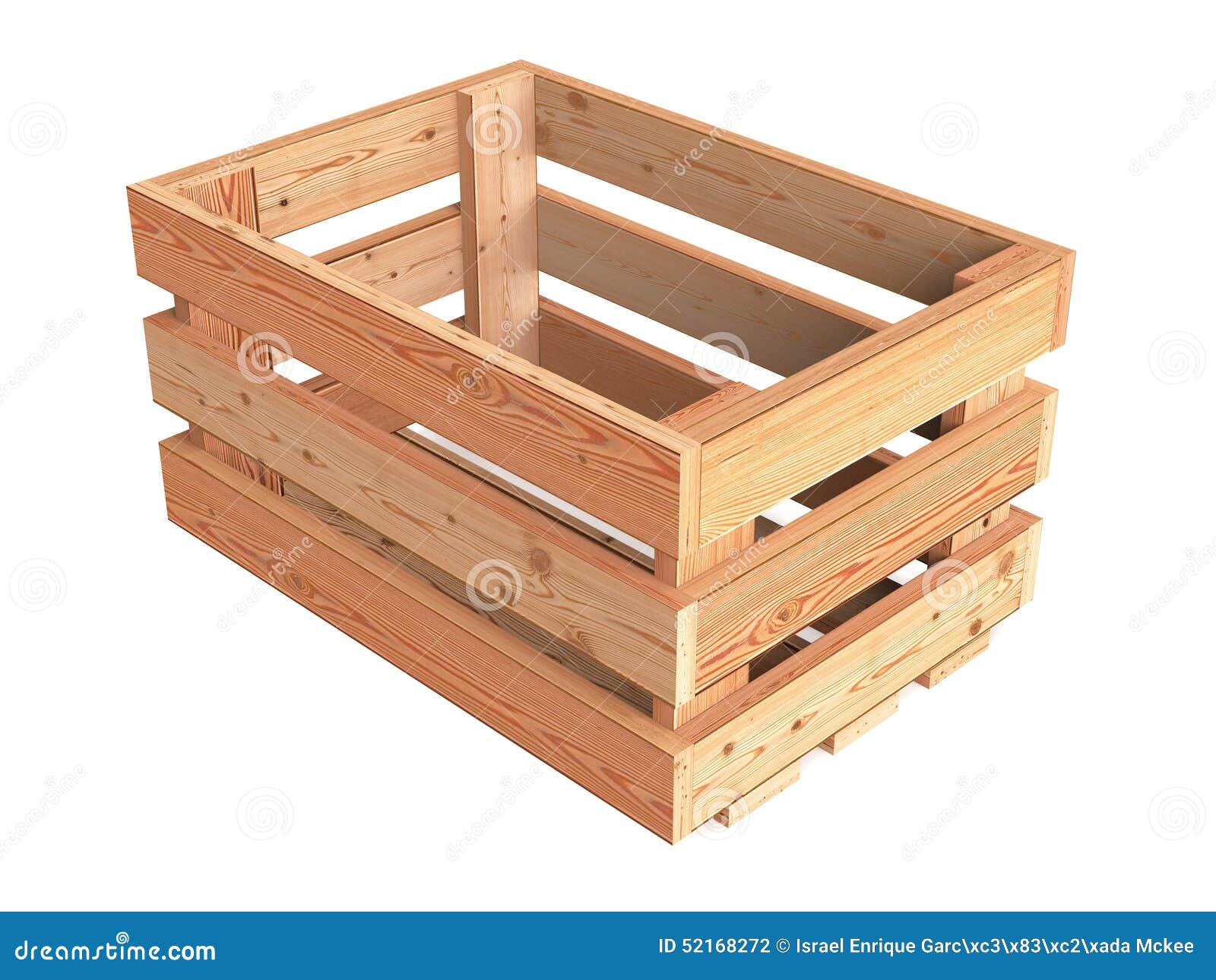 Cajón de madera stock de ilustración. Ilustración de envase 52168272