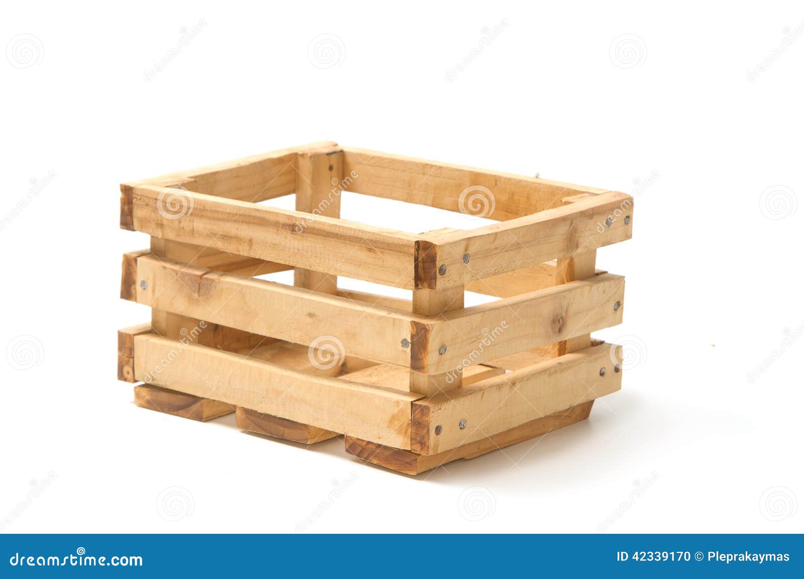 Cajón De Madera Vacío De La Fruta Foto de archivo Imagen de