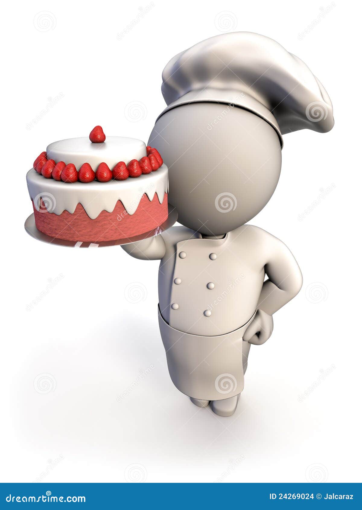 Cake Baker Cartoon Vector 9792075