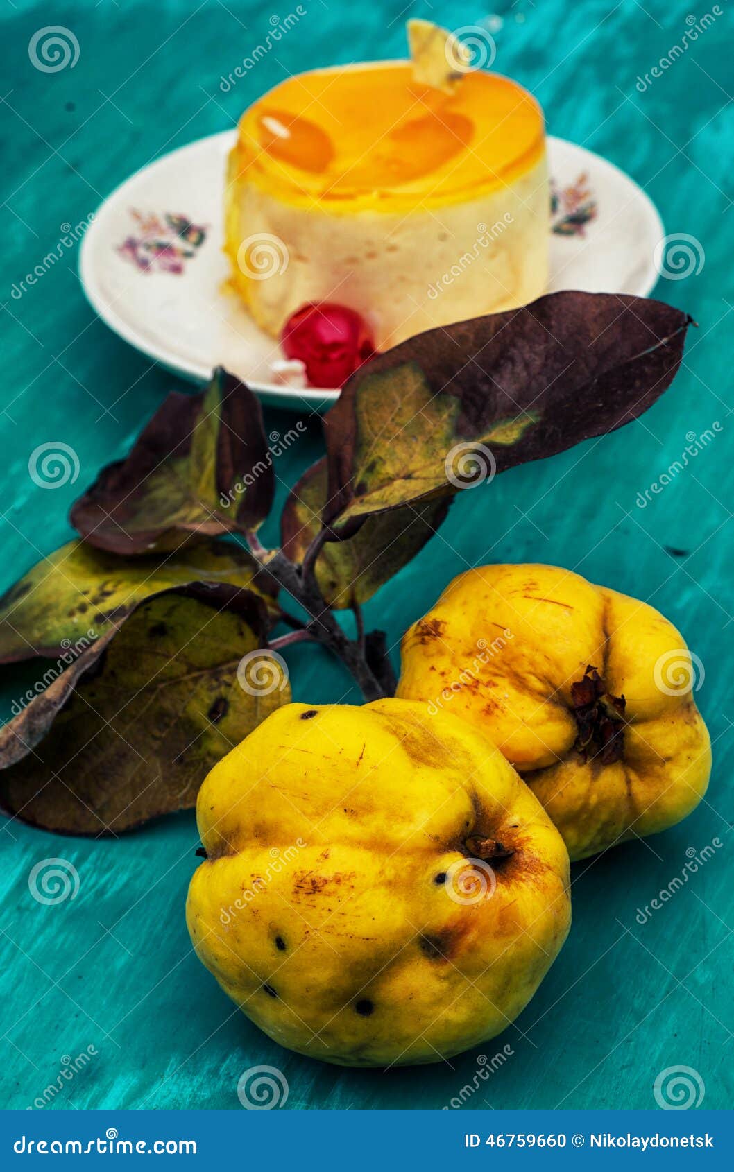 Cake Covered with Quince Jam Stock Photo Image of food, dessert 46759660