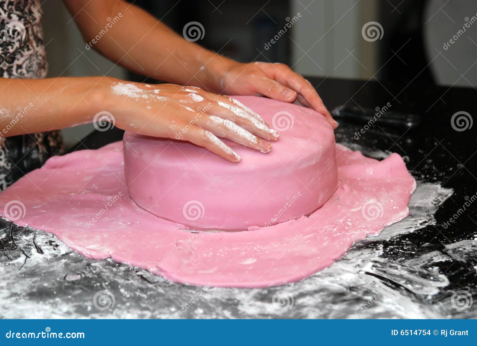 Cake Decorating stock photo. Image of fondant, cuisine 6514754