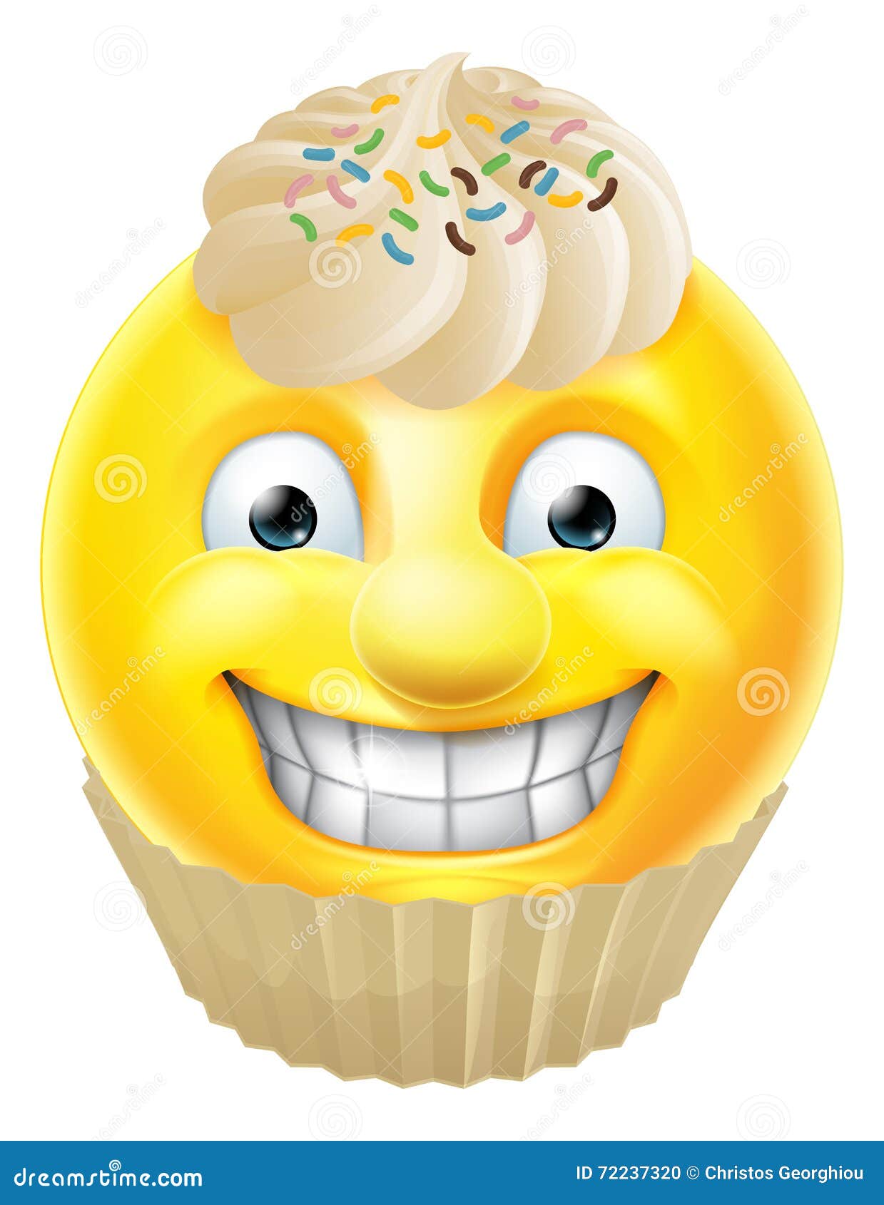Cake Emoji Emoticon vector illustratie. Illustration of embleem 72237320