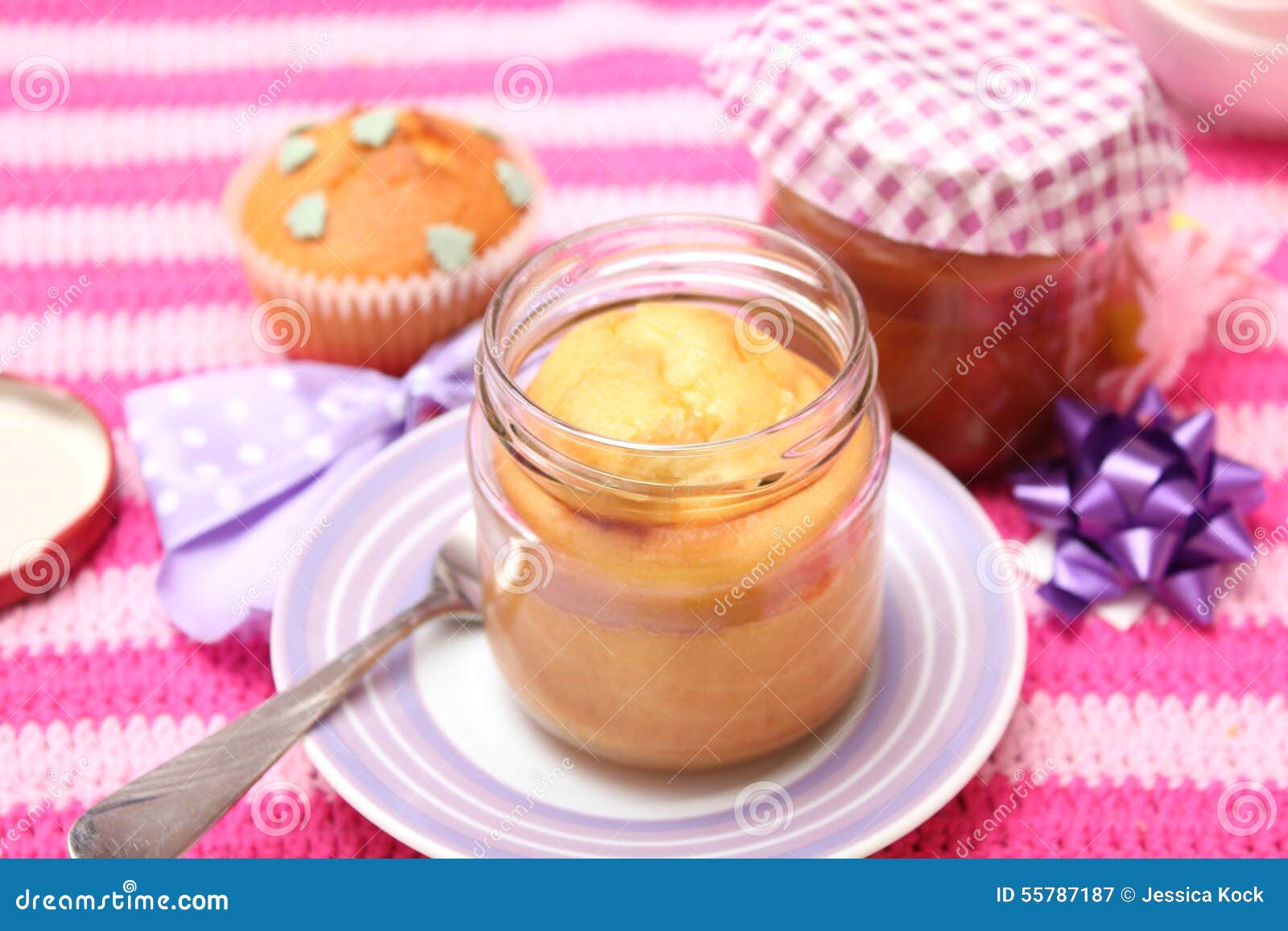 Cake in a glass stock image. Image of glass, snack, lemon 55787187