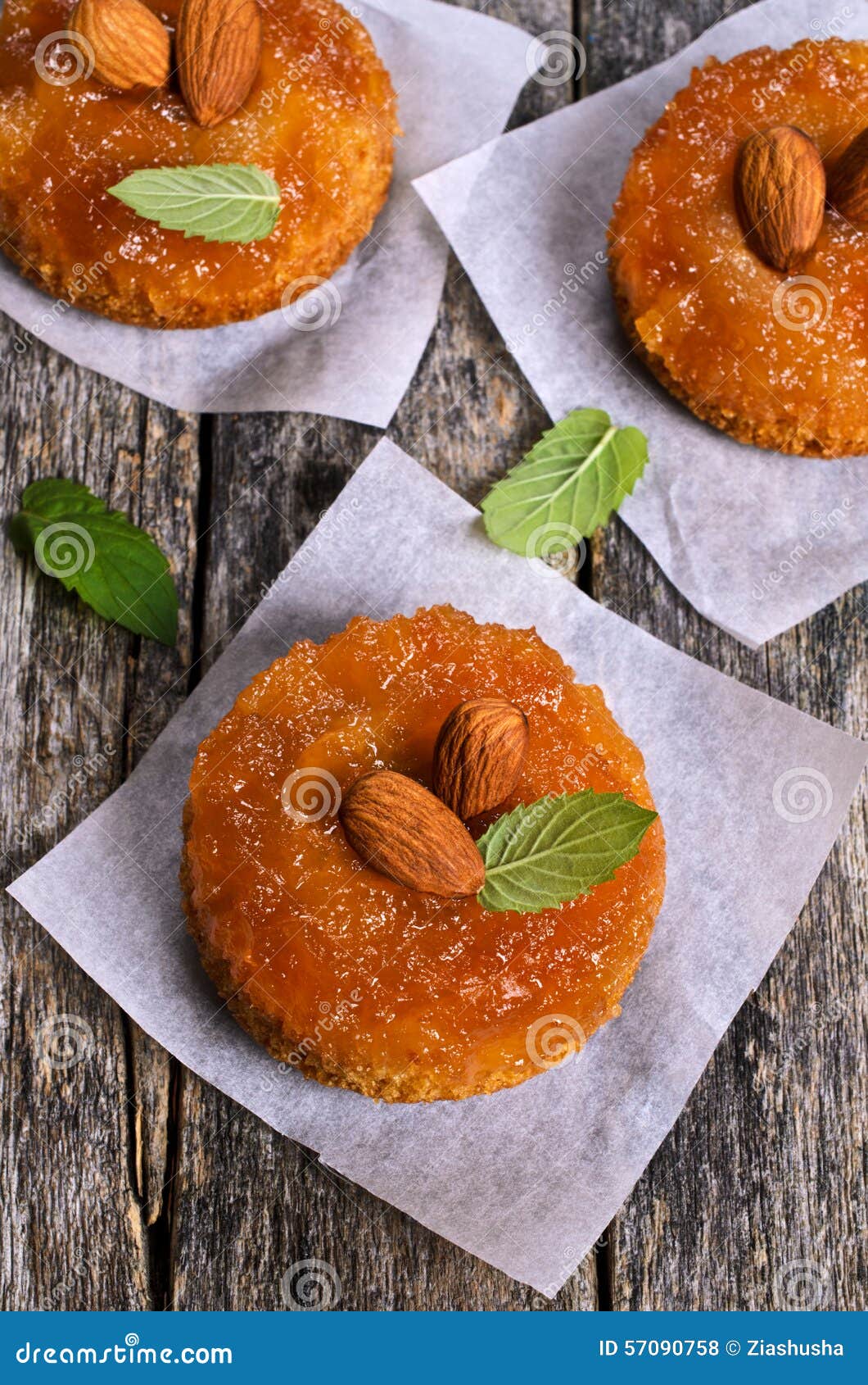 Cake with jam stock photo. Image of mintert, almond, gourmet 57090758