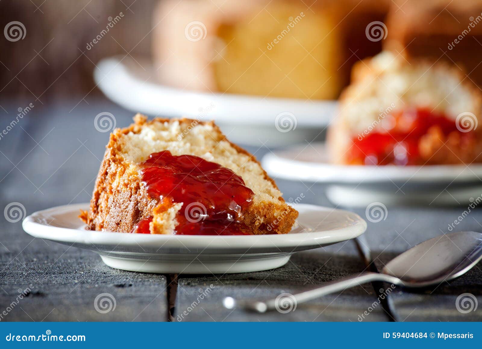 Cake with Jam stock photo. Image of strawberry, sweet 59404684