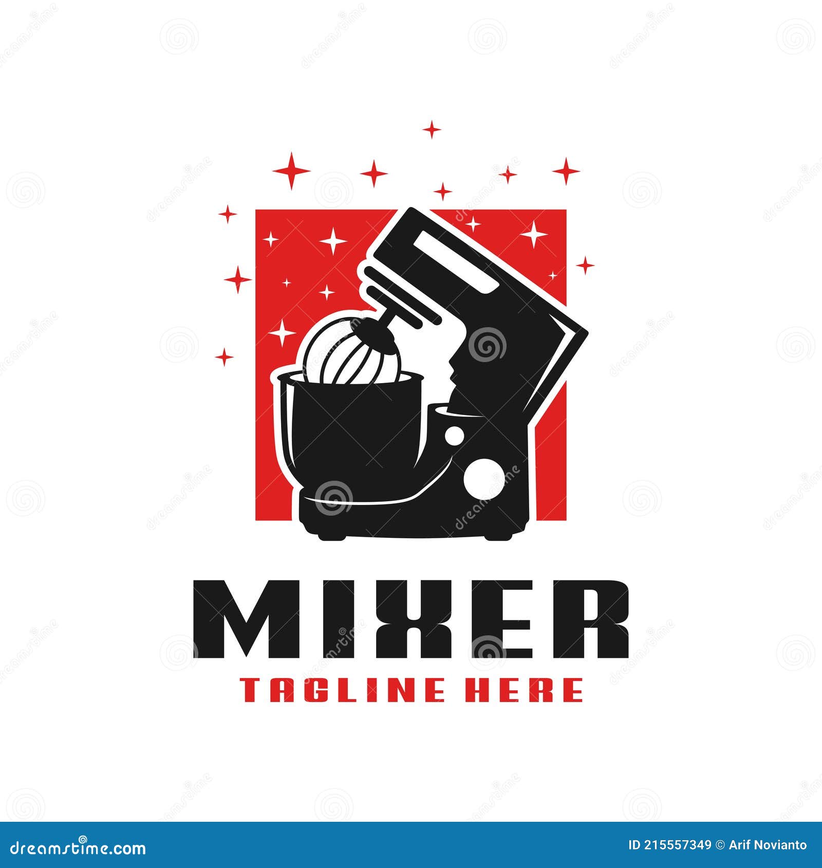 Cake Maker Mixer Tool Logo stock vector. Illustration of machine