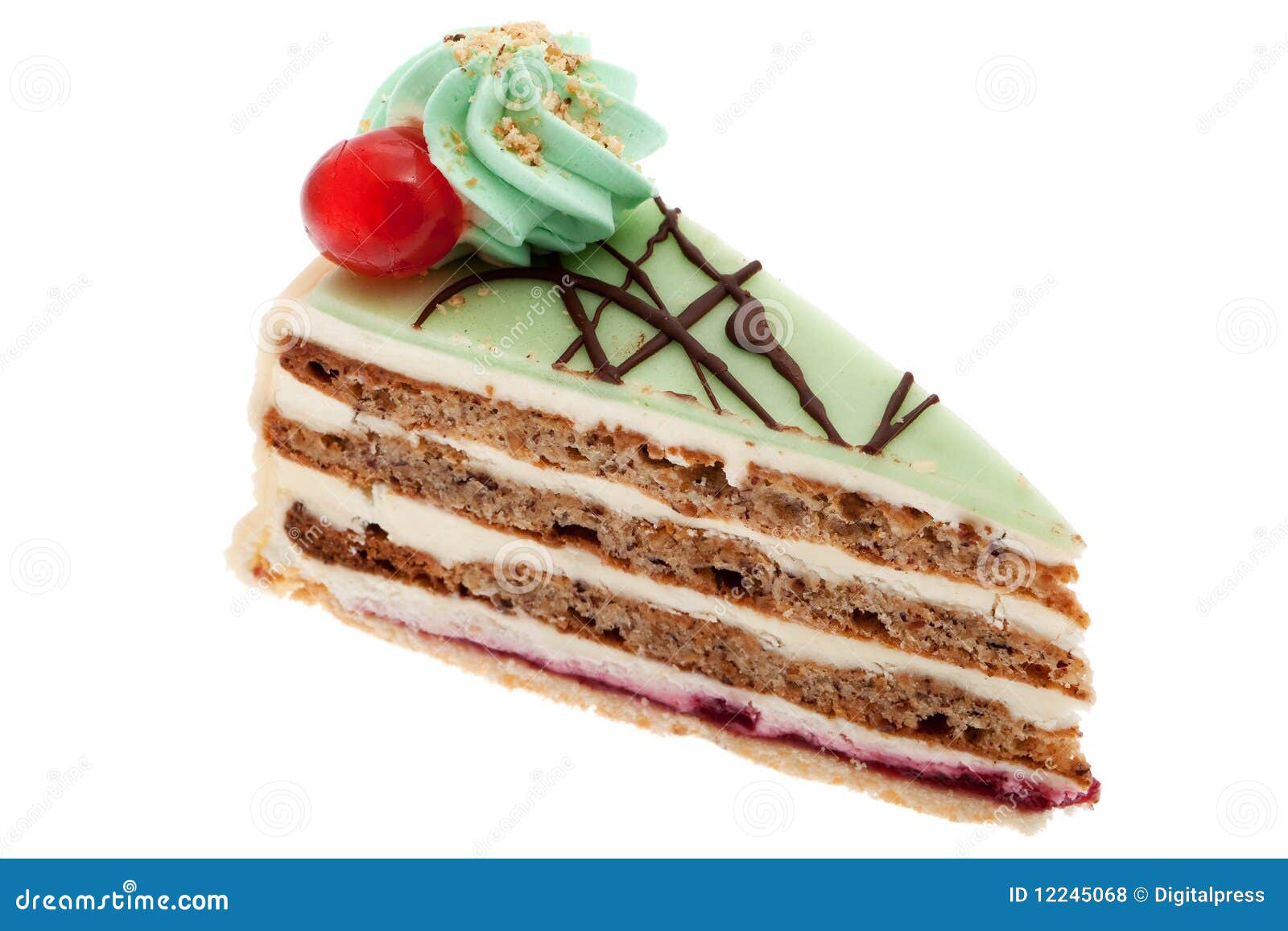 Cake with marzipan stock photo. Image of cake, pacent 12245068