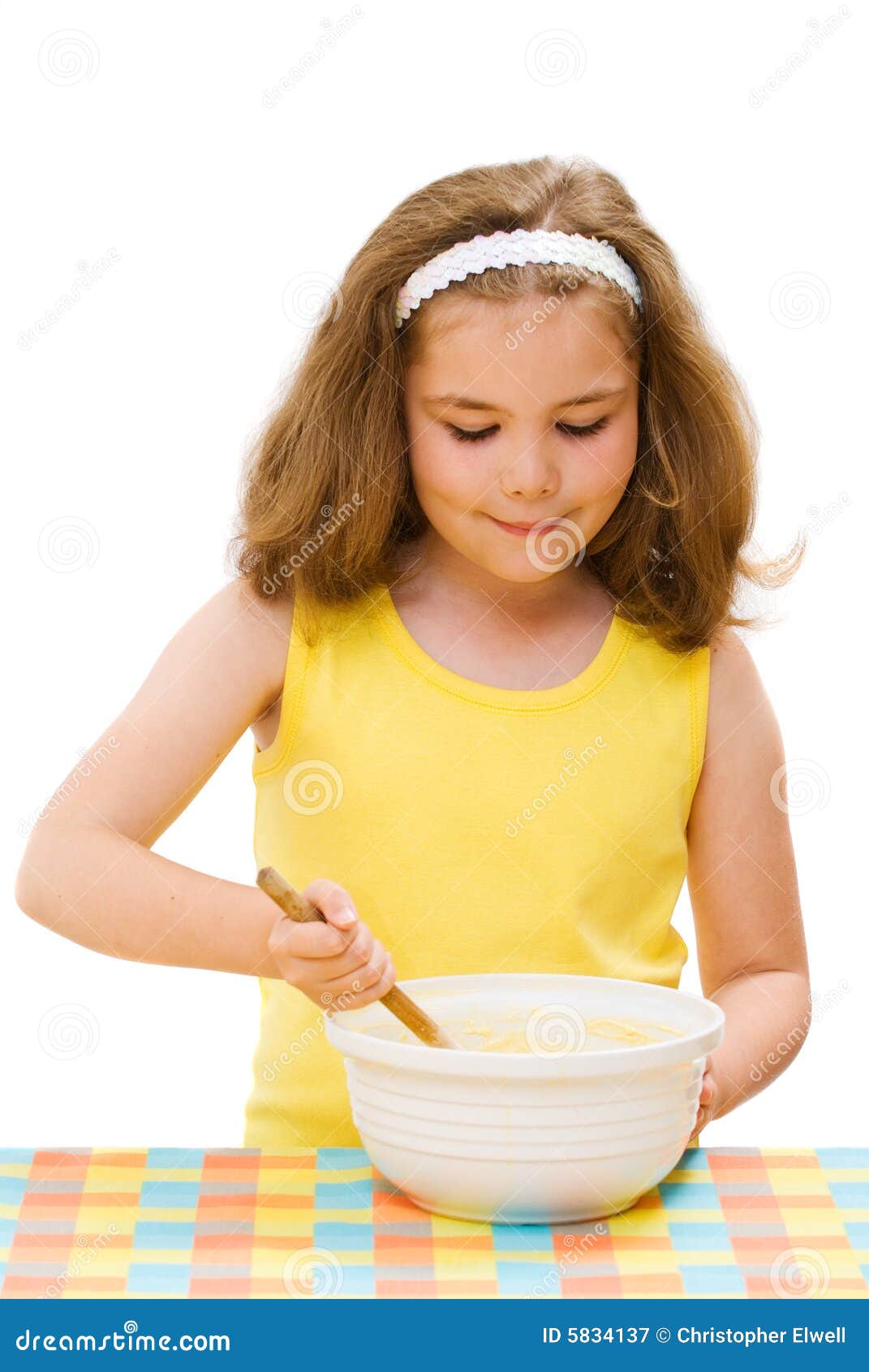 Cake Mixing stock image. Image of white, female, helping 5834137