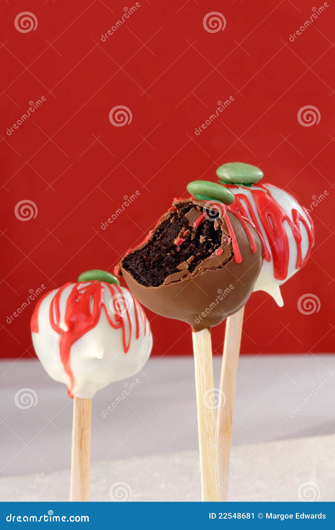 Cake pops stock image. Image of frosted, frosting, vertical 22548681