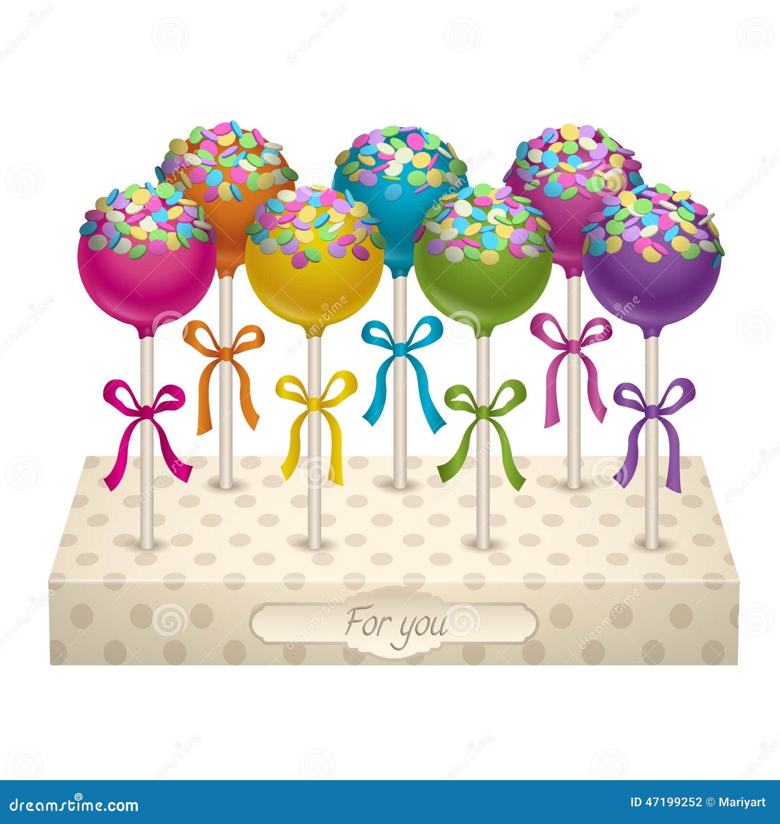 Cake Pops stock vector. Illustration of clip, confectionery 47199252