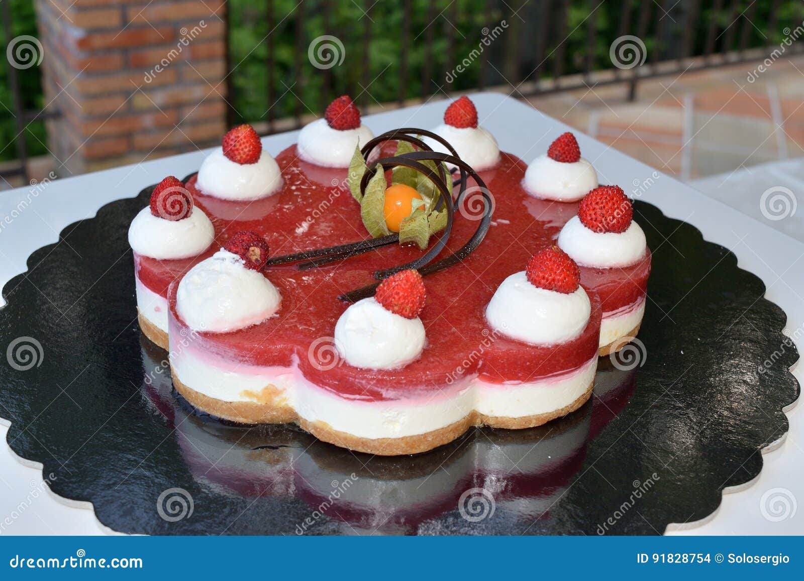 Cake with ricotta stock photo. Image of pastry, sweet 91828754
