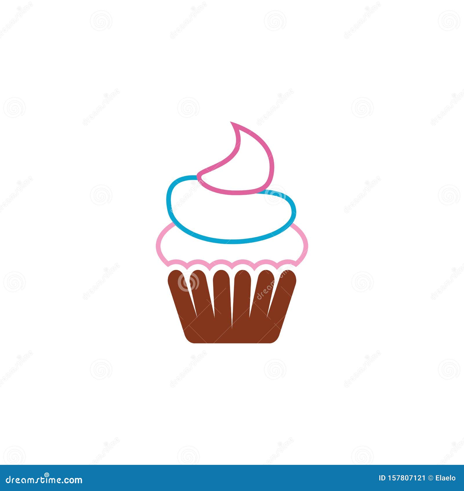 Cake Sign Icon Vector Illustration Design Stock Vector - Illustration ...