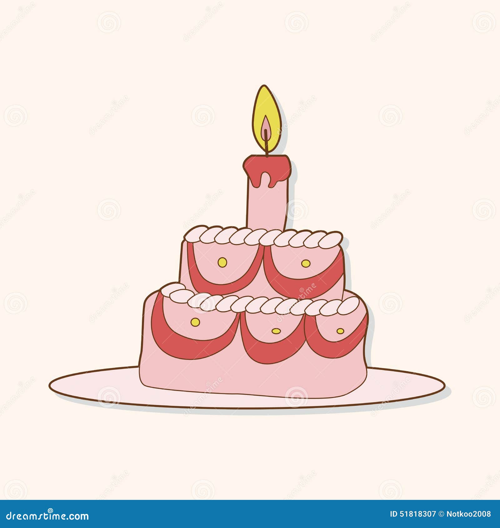 Cake Theme Elements Vector,eps Stock Vector Illustration of cake